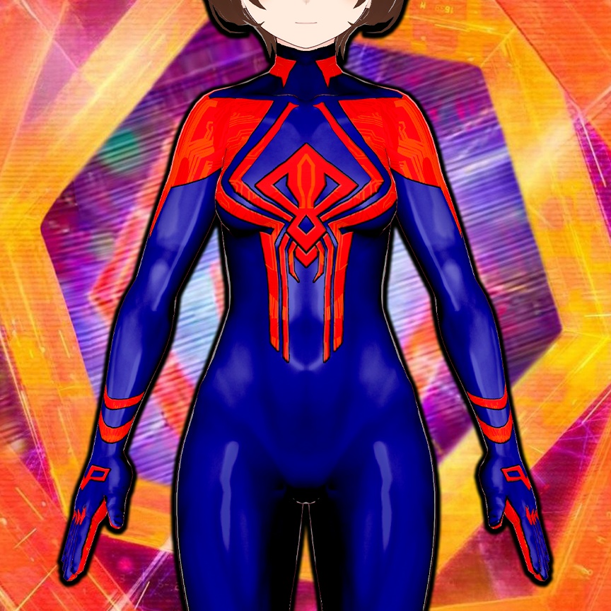 ใVRoidใ Spider-Man 2099 Across The Spider-Verse Costume Female