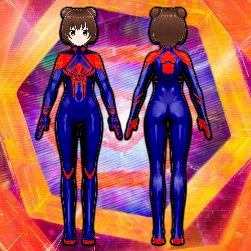 ใVRoidใ Spider-Man 2099 Across The Spider-Verse Costume Female