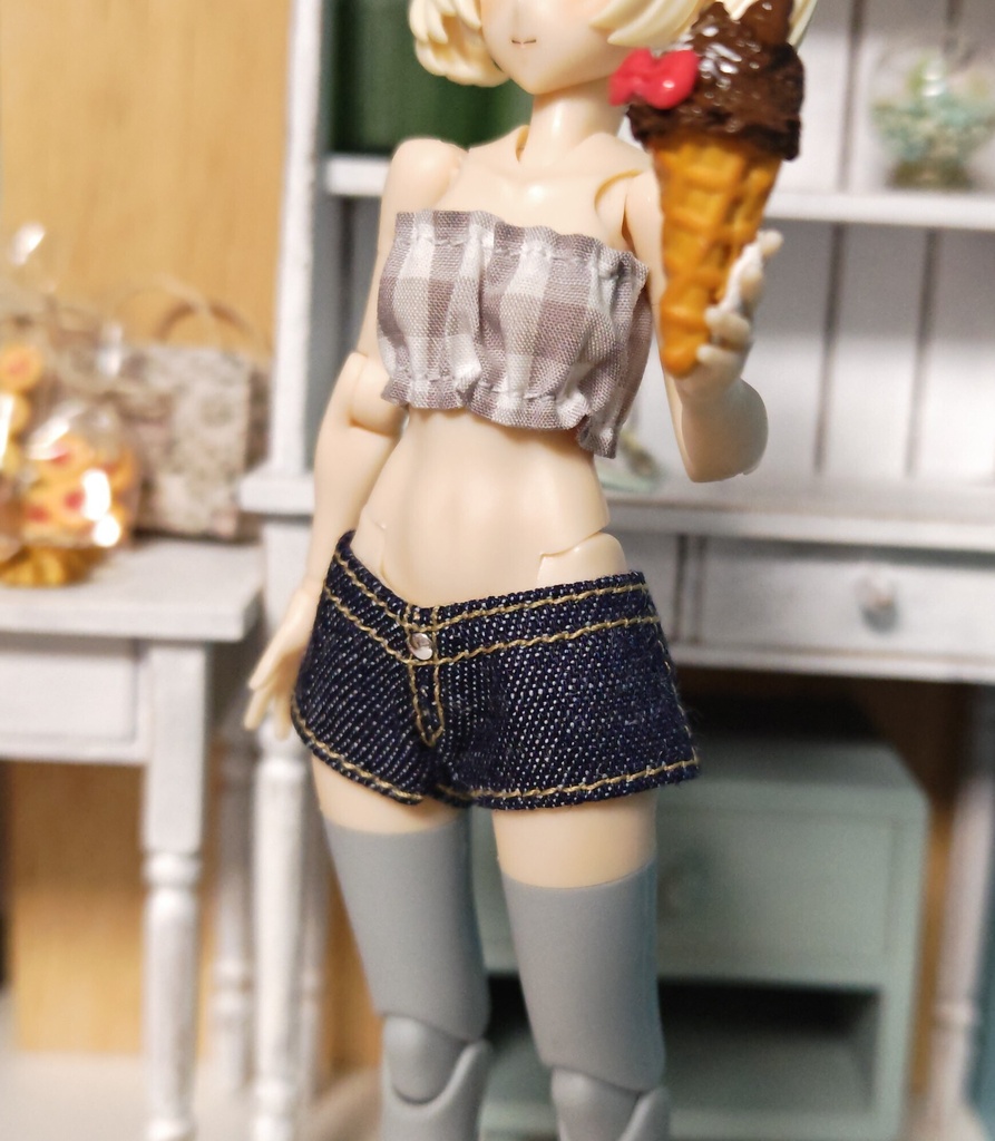 デニムショートパンツ  Mサイズ  インディゴ色