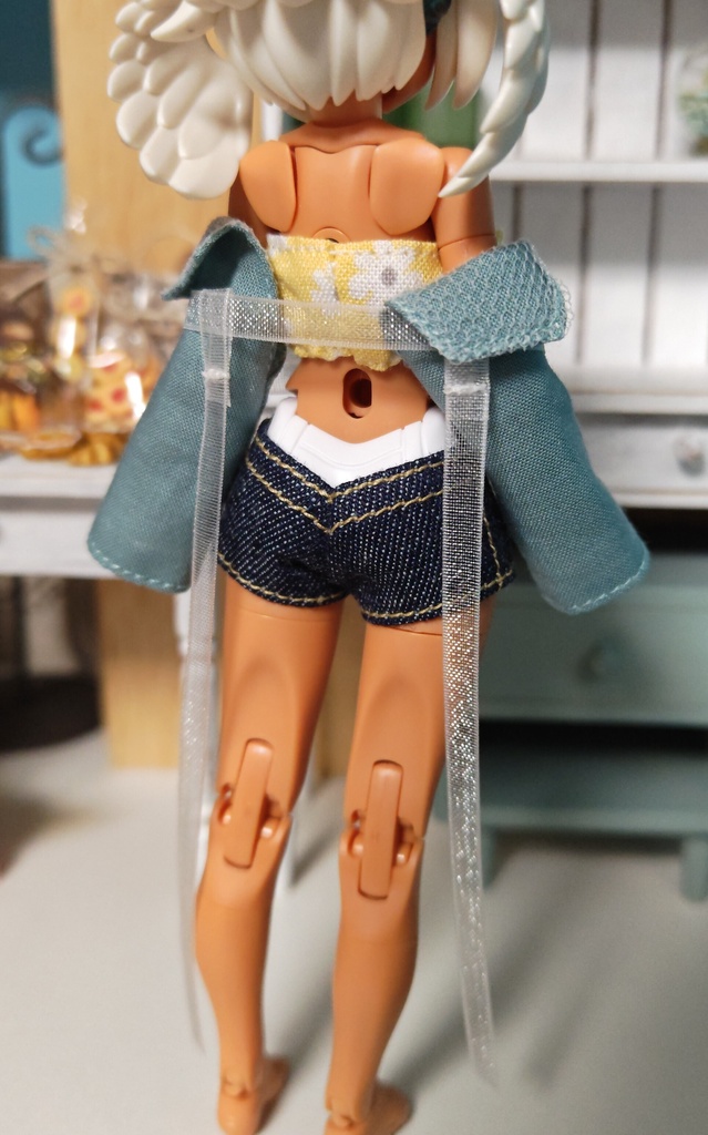 花柄トップス黄色(Lサイズ )