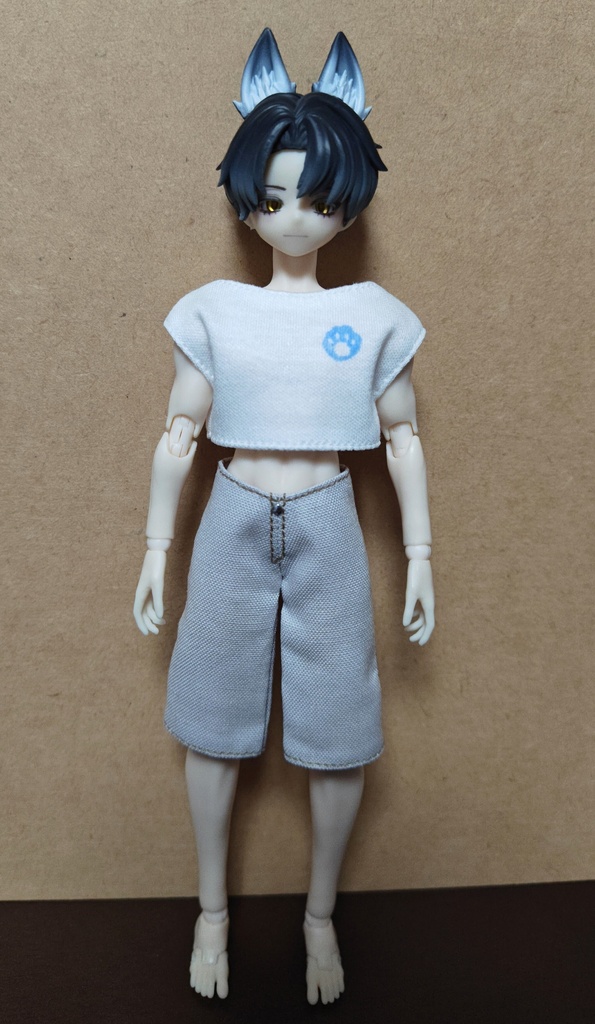 ハーフパンツ  ライトグレー