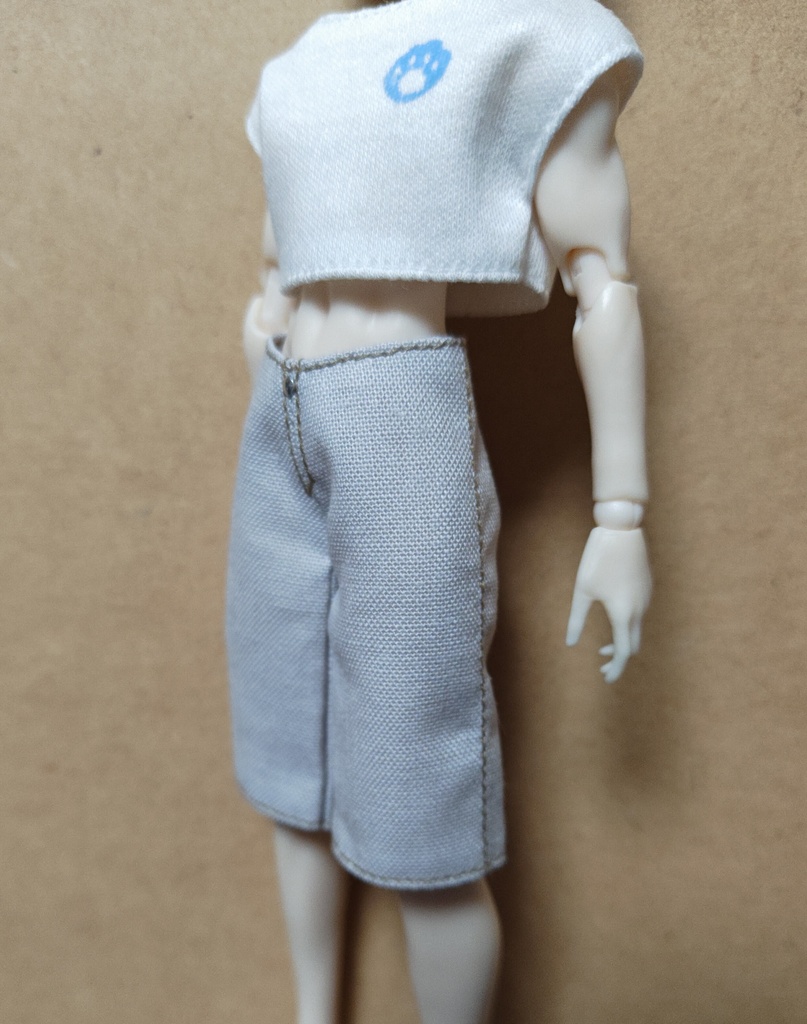 ハーフパンツ  ライトグレー