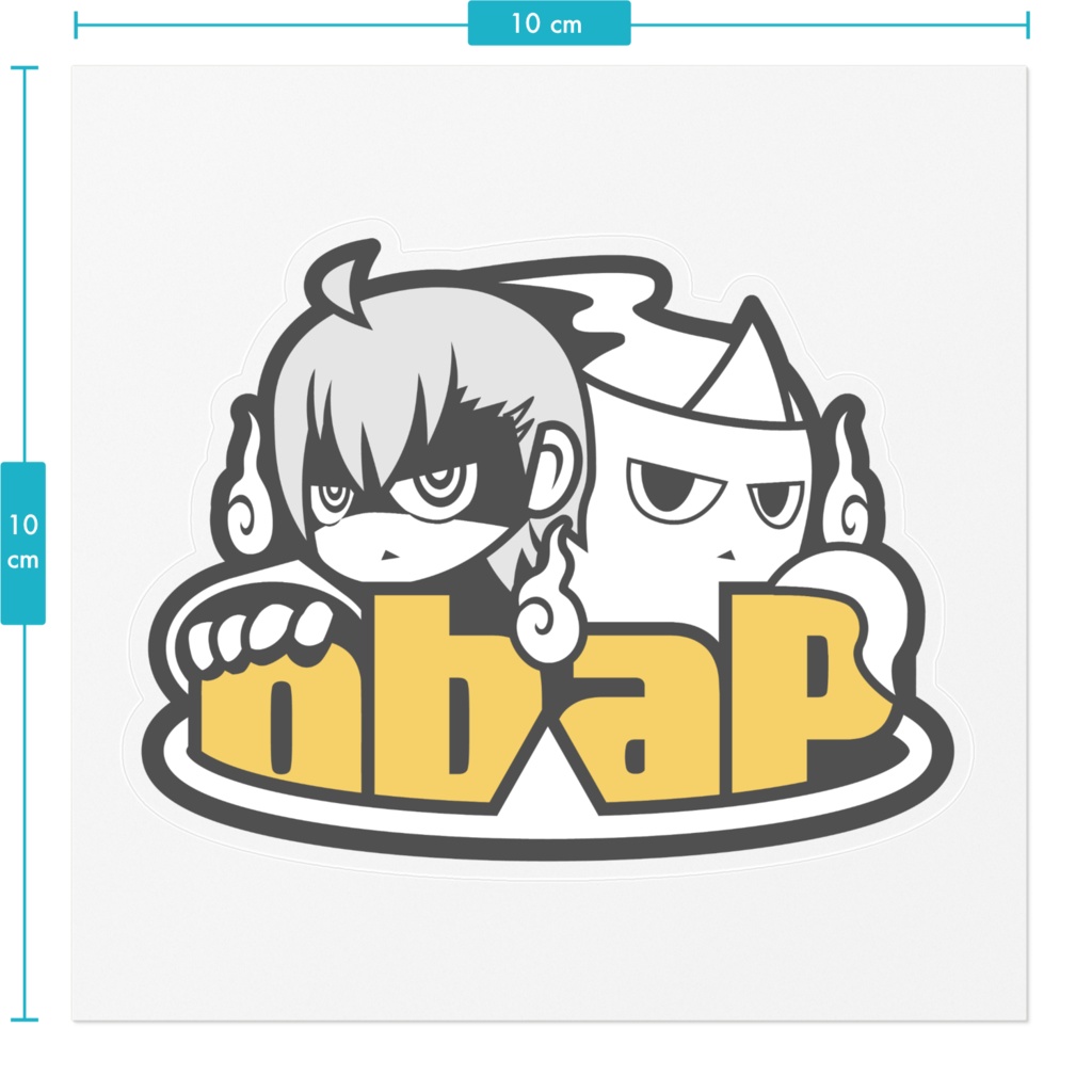 おばPステッカー【すたいりっしゅ】