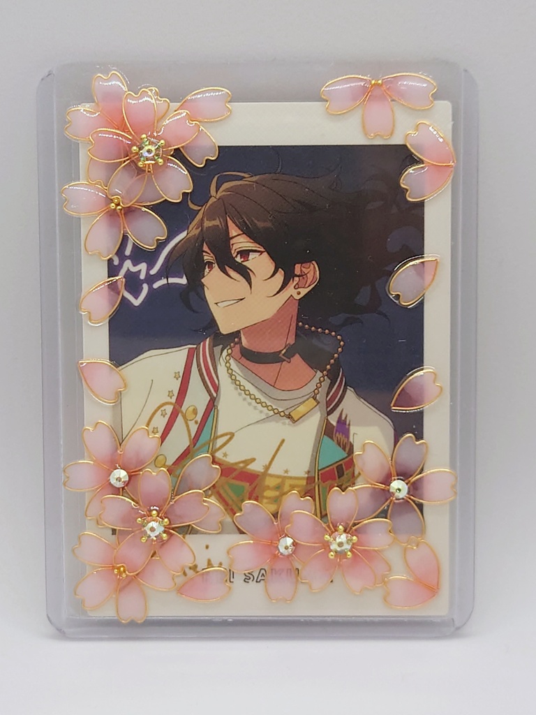 花×硬質デコケース<桜>