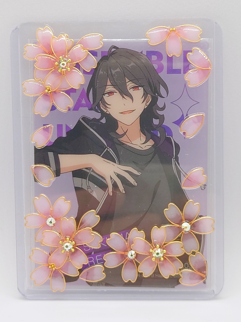 花×硬質デコケース<桜>