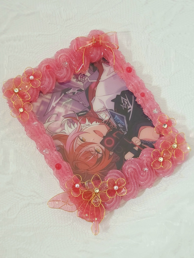 春風シュガーフレーム -大人かわいいホイップデコ硬質ケース-