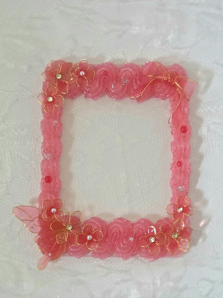 春風シュガーフレーム -大人かわいいホイップデコ硬質ケース-