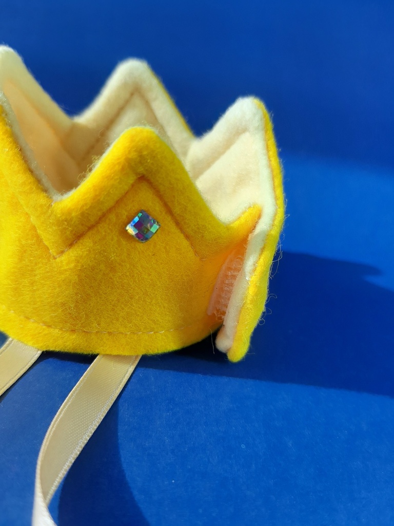 フェルト王冠(黄色)