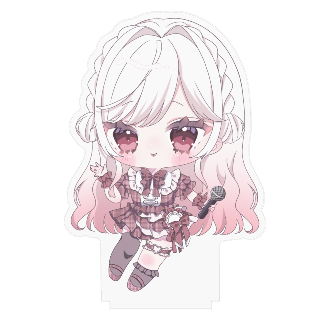 100×100mm アクリルスタンド 七崎にいとミニキャラ