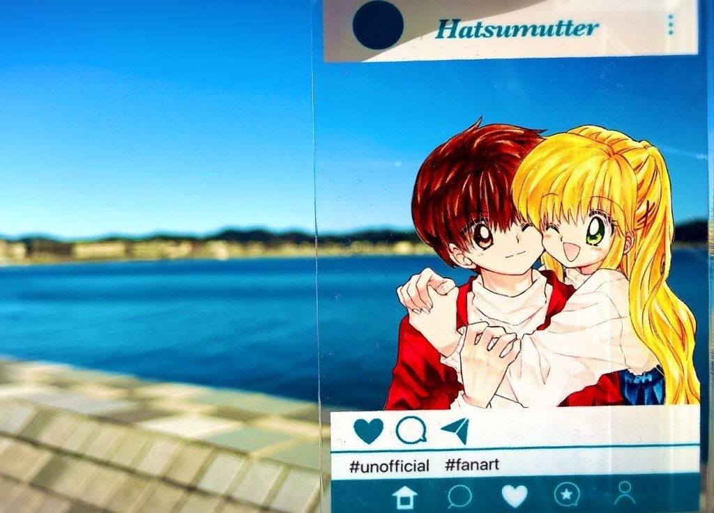 SNS風フレームアクリルキーホルダー ログ本表紙ver.