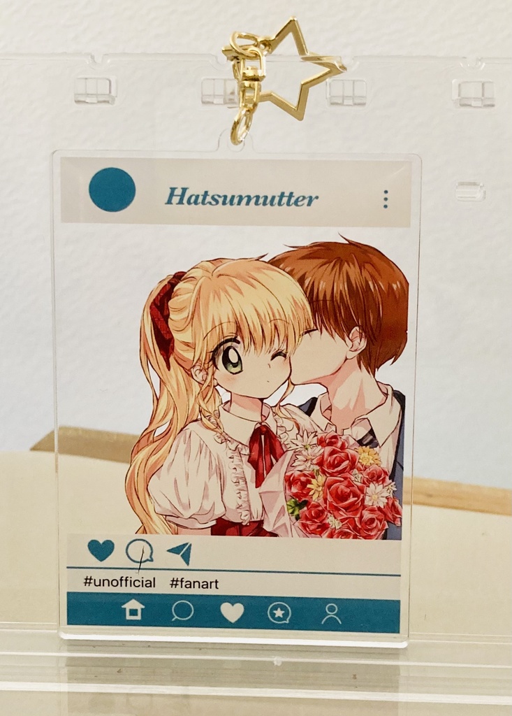 SNS風フレームアクリルキーホルダー 未夢誕生日ver.