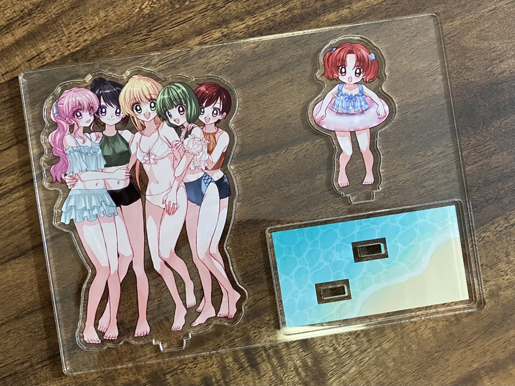 水着ガールズアクリルジオラマ