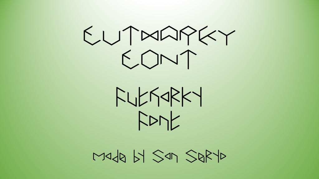 Futharky_Font