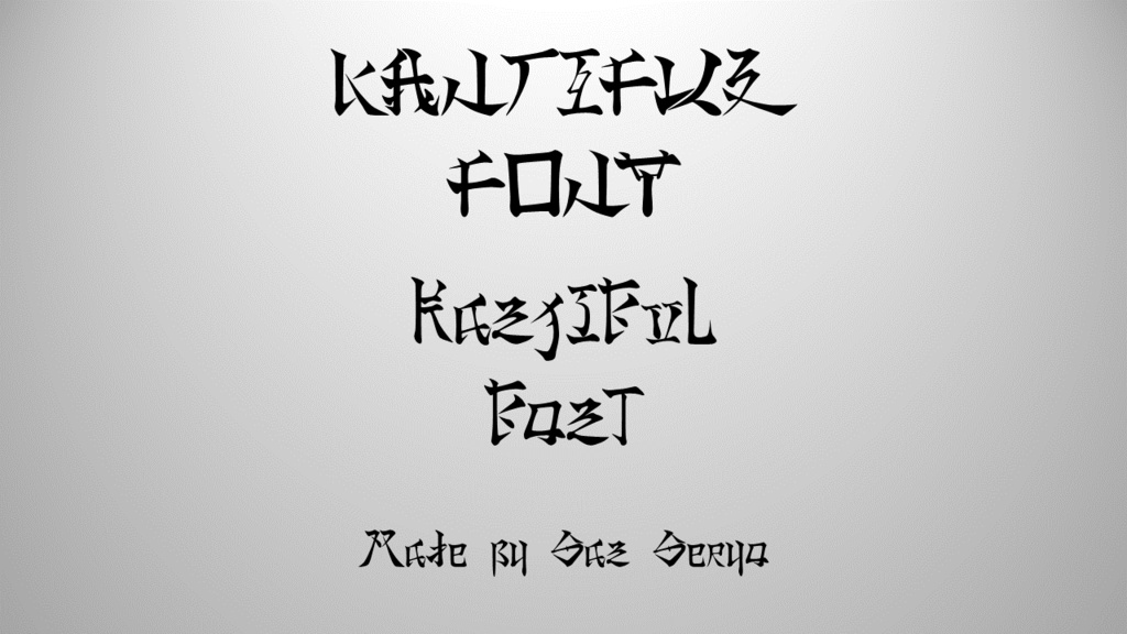 カンジフルフォント / Kanjiful_Font