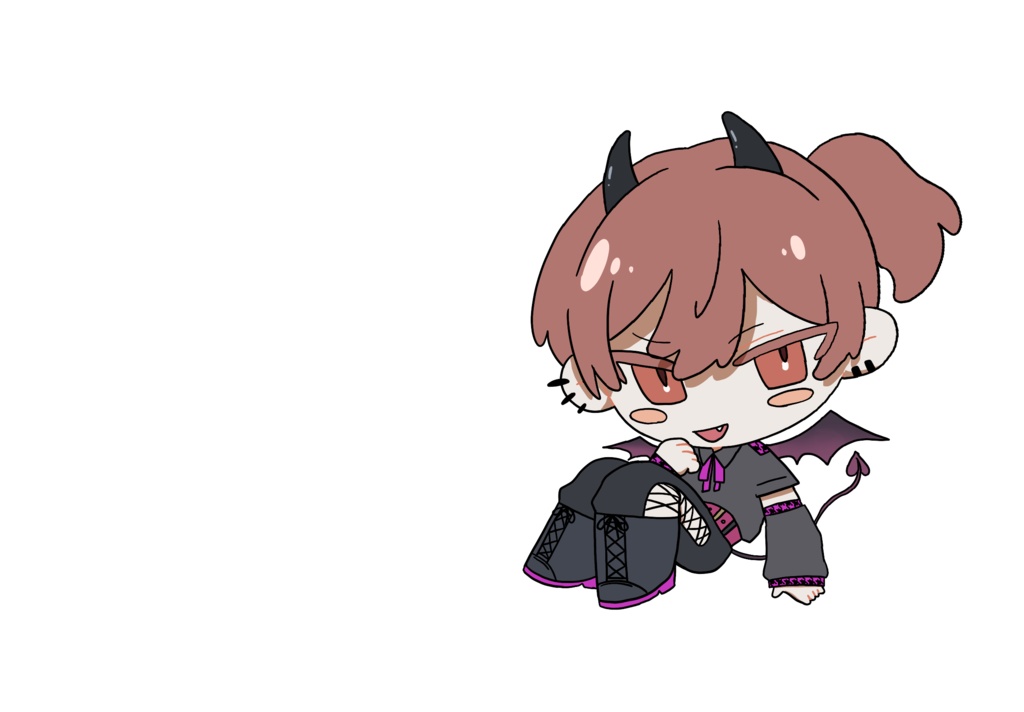 【ステッカー】ナッグルコンビ 天使と悪魔ver.