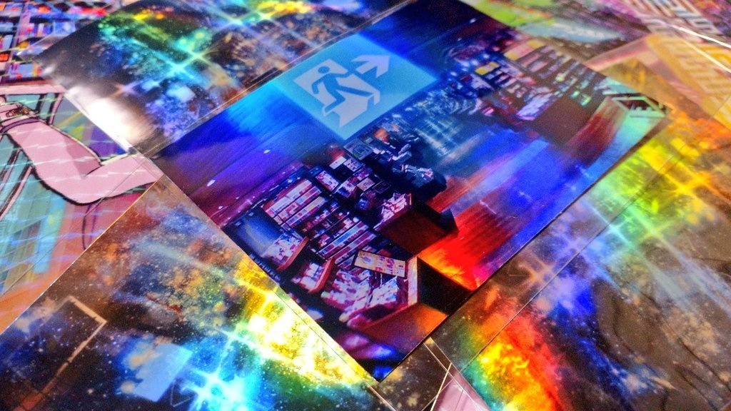 オーロラメタリックステッカー【大】