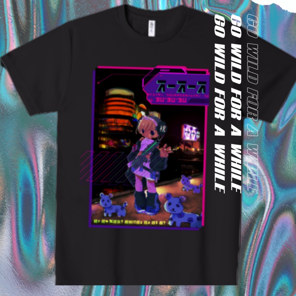 SU-SU-SU BIG TEE 【black-panda】