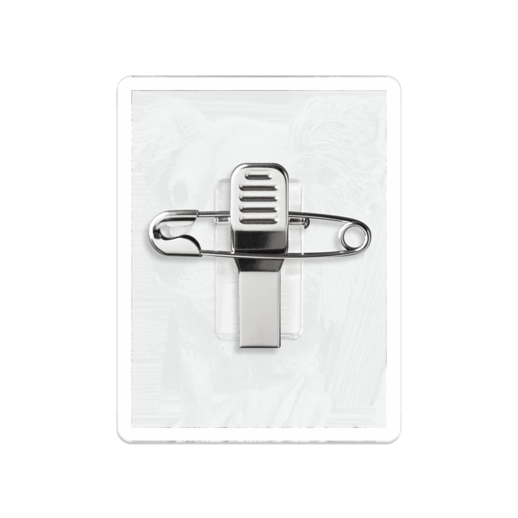 「くろ」アクリルバッジ