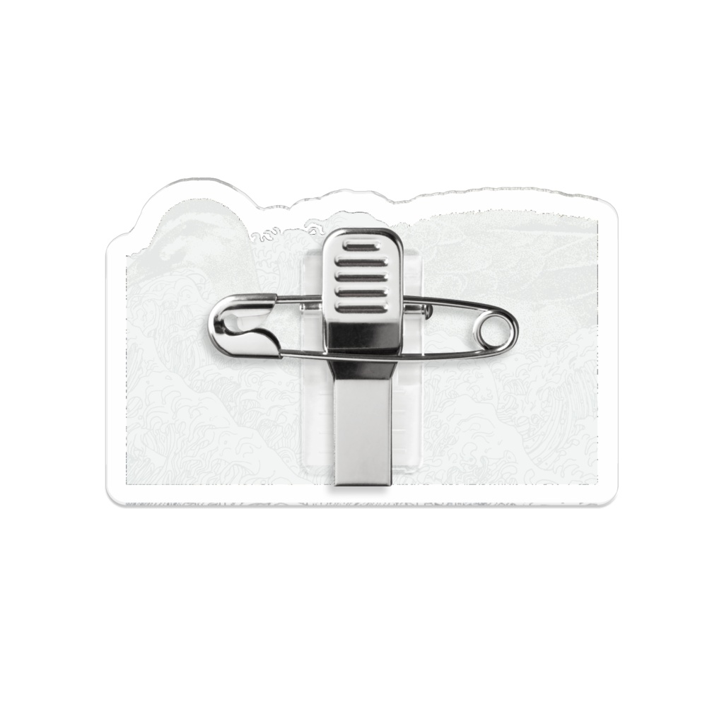 「カルガモ」アクリルバッジ