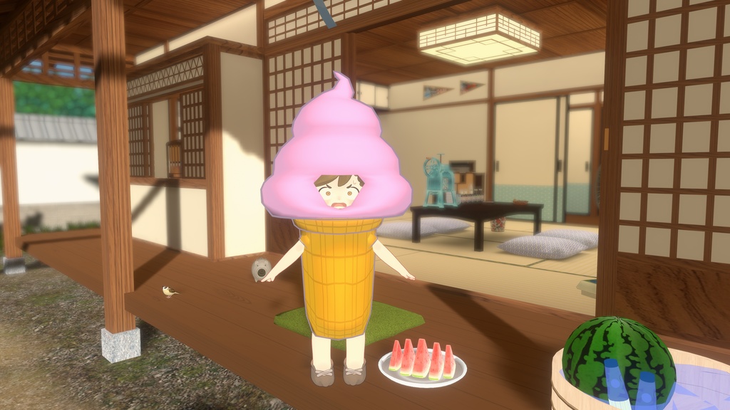 【無料】ソフトクリームの着ぐるみ【ハオラン・ウズルハ対応】