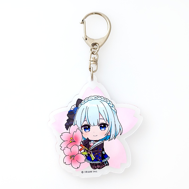 ちびキャラde春夏秋冬アクリルキーホルダー-Spring- (白藍凛音)