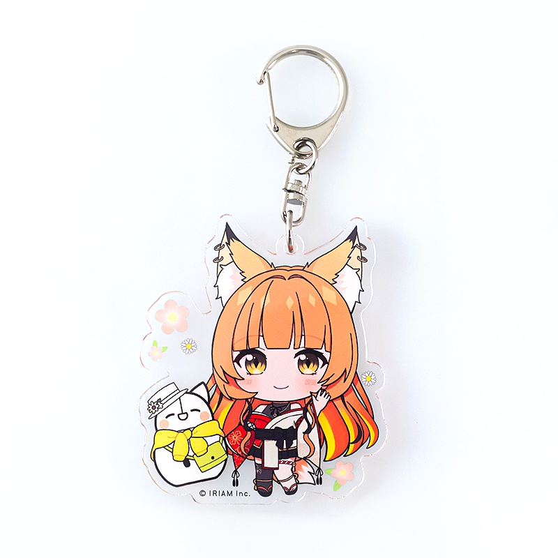 ちびキャラdeしらすといっしょ!アクリルキーホルダー-春のおでかけしらす-(祈絆アク)