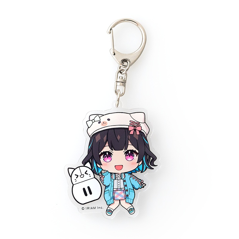 ちびキャラdeしらすといっしょ!アクリルキーホルダー-わくわくしらす-(カンナ。)