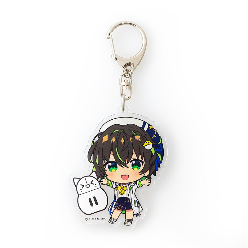 ちびキャラdeしらすといっしょ!アクリルキーホルダー-わくわくしらす-(ことり ゆうい)