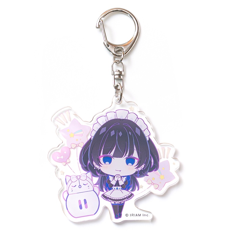 ちびキャラdeしらすといっしょ!アクリルキーホルダー-フェアリーしらす-(冥奴あめみや)