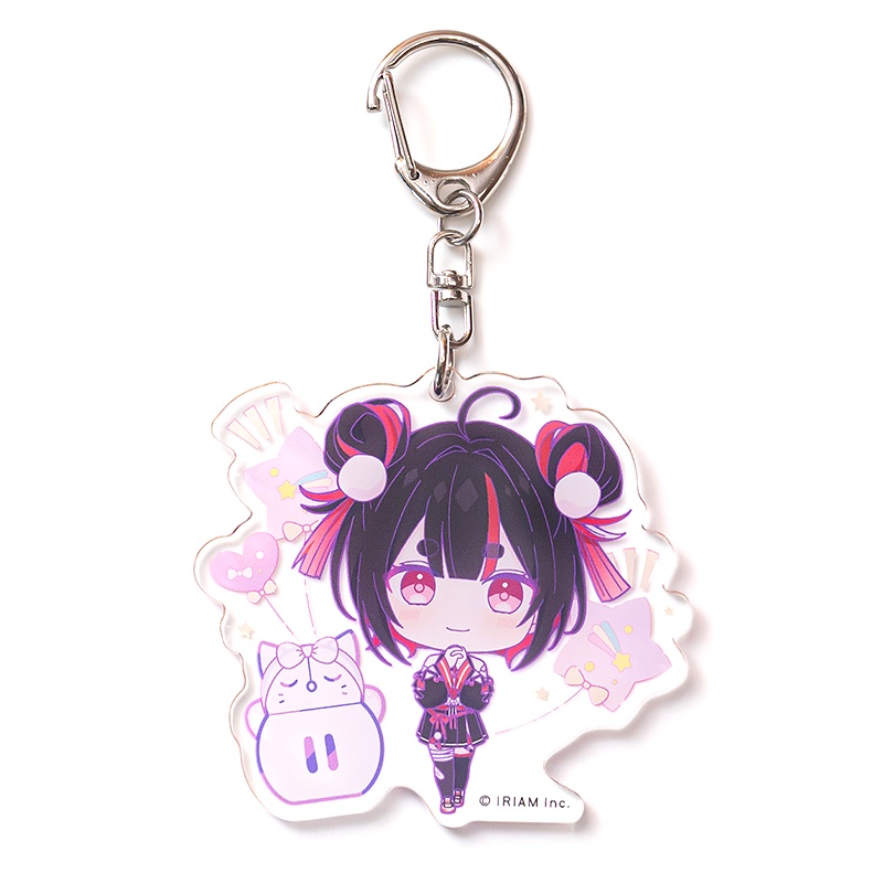 ちびキャラdeしらすといっしょ!アクリルキーホルダー-フェアリーしらす-(かえる あんこう)