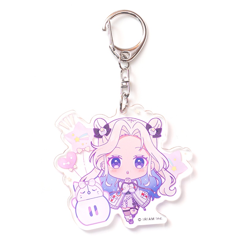 ちびキャラdeしらすといっしょ!アクリルキーホルダー-フェアリーしらす-(美波メロウ)