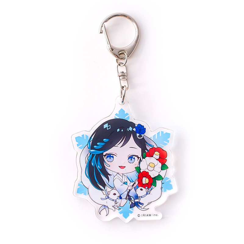 ちびキャラde春夏秋冬アクリルキーホルダー-Winter-(氷狐ゆき)