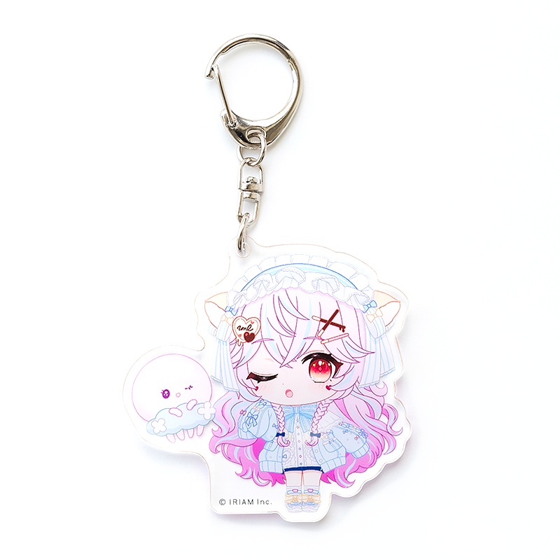 ちびキャラdeいっしょ！アクリルキーホルダー-ホシーカ/ユラミィ(愛空あむ)