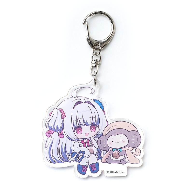 ちびキャラdeいっしょ！アクリルキーホルダー-さぼぼん/ぶくちゃ-(有楽召ナノ)