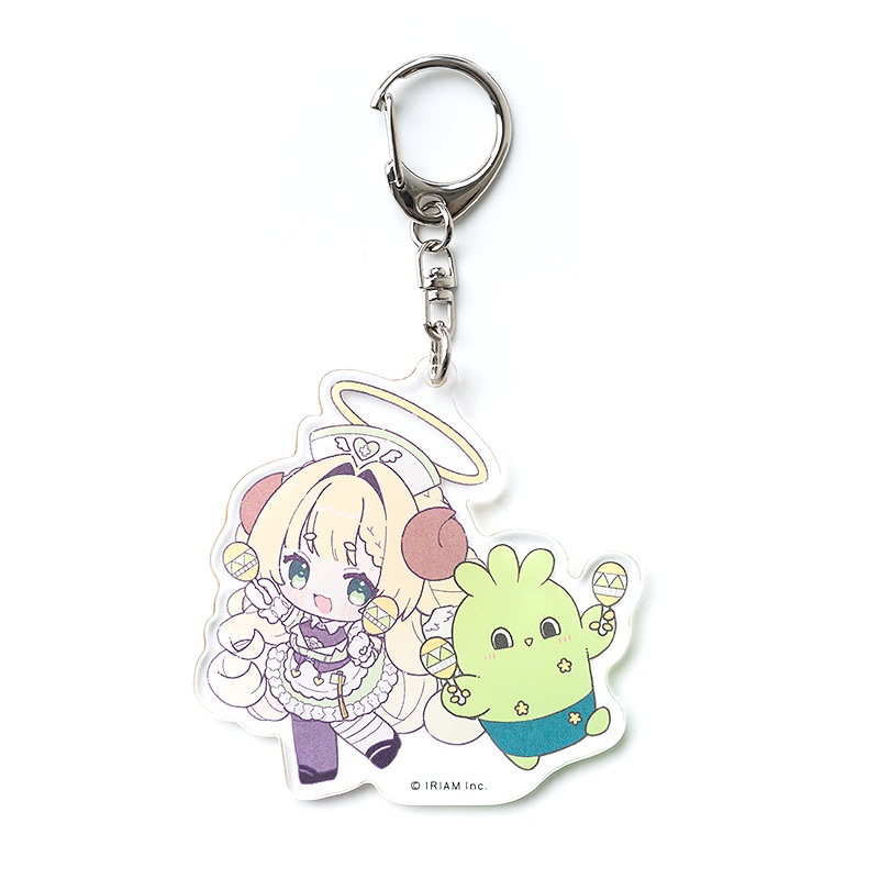 ちびキャラdeいっしょ！アクリルキーホルダー-さぼぼん/ぶくちゃ-(天針める)