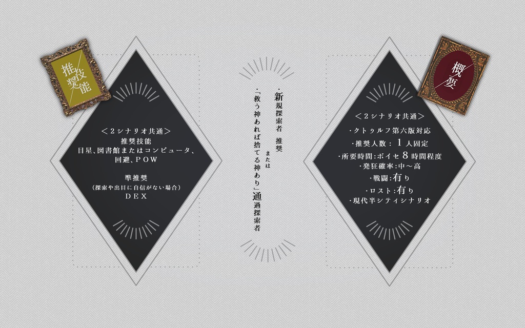 【SALE】CoCシナリオ「どうして夢を見るのか」