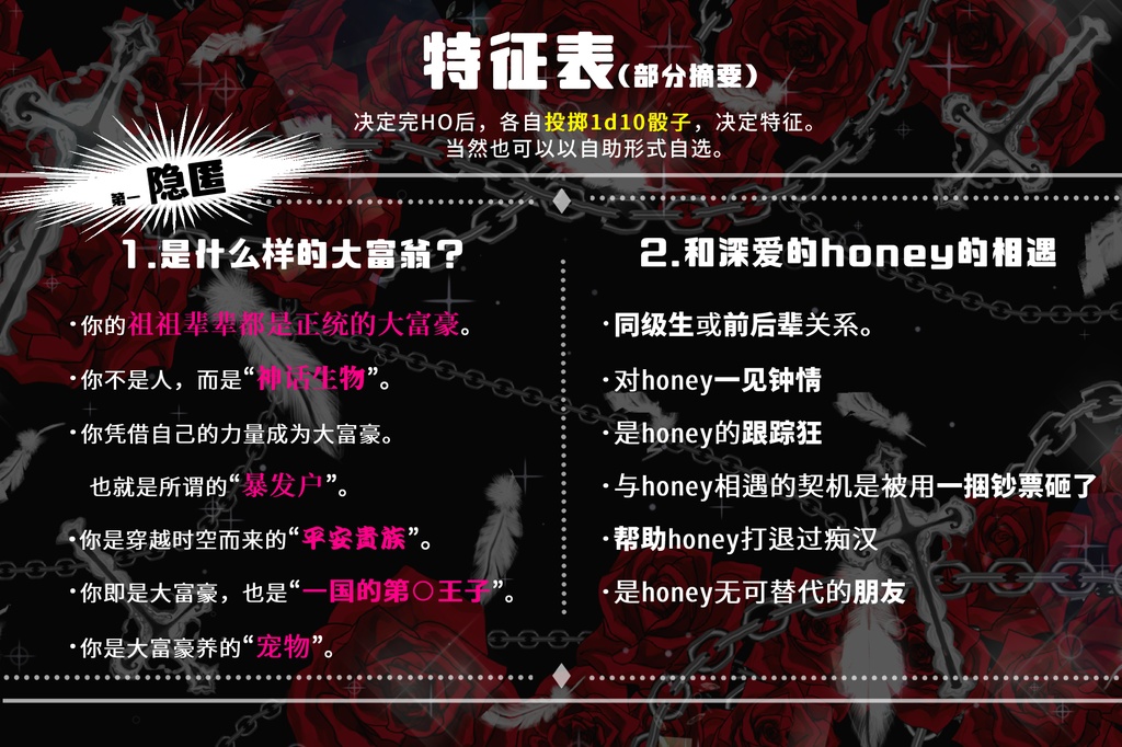 CoCシナリオ「きみは100億万ドル」