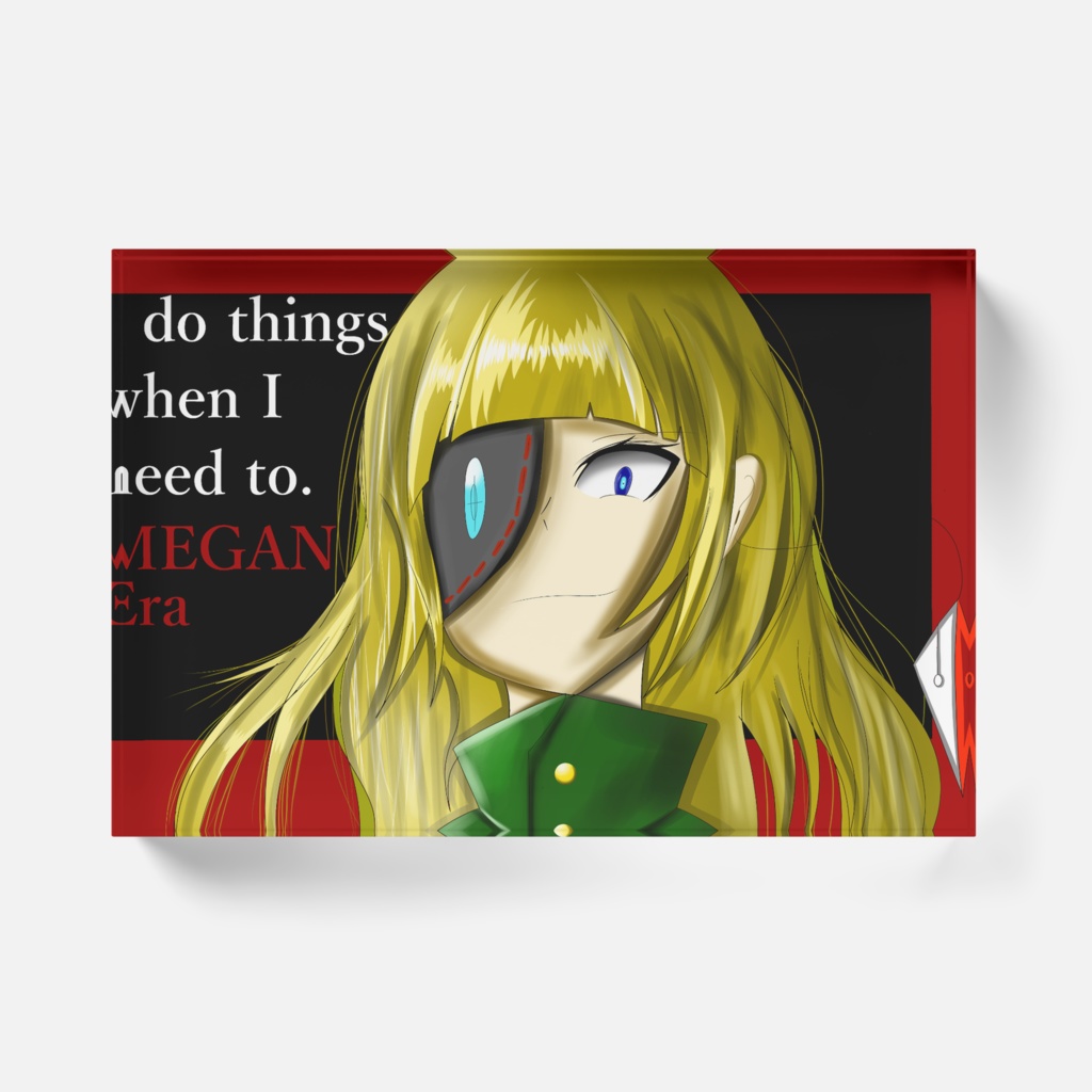 アクリルブロック【ミーガン・エラ】