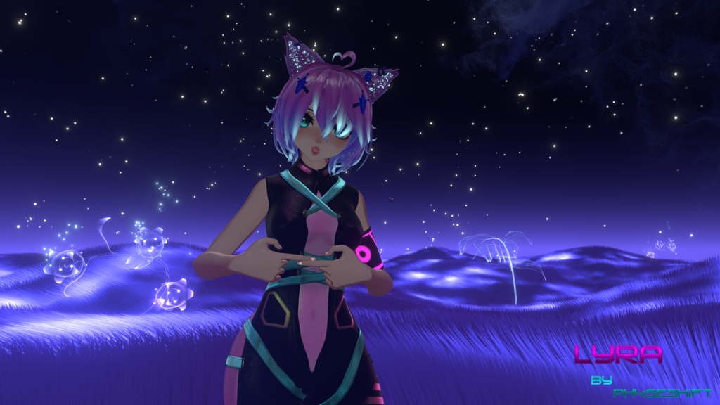 Lyra - Scratch asset VRC Avatar