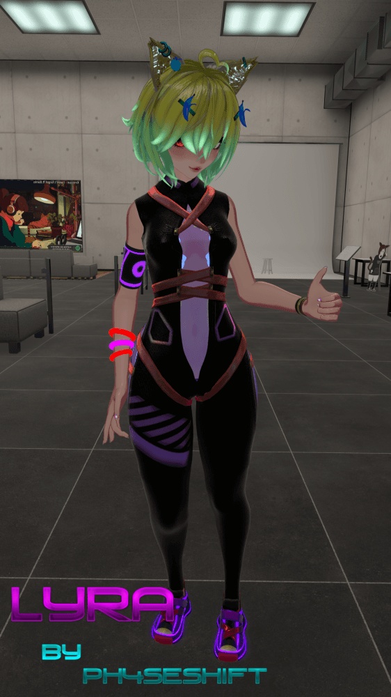 Lyra - Scratch asset VRC Avatar