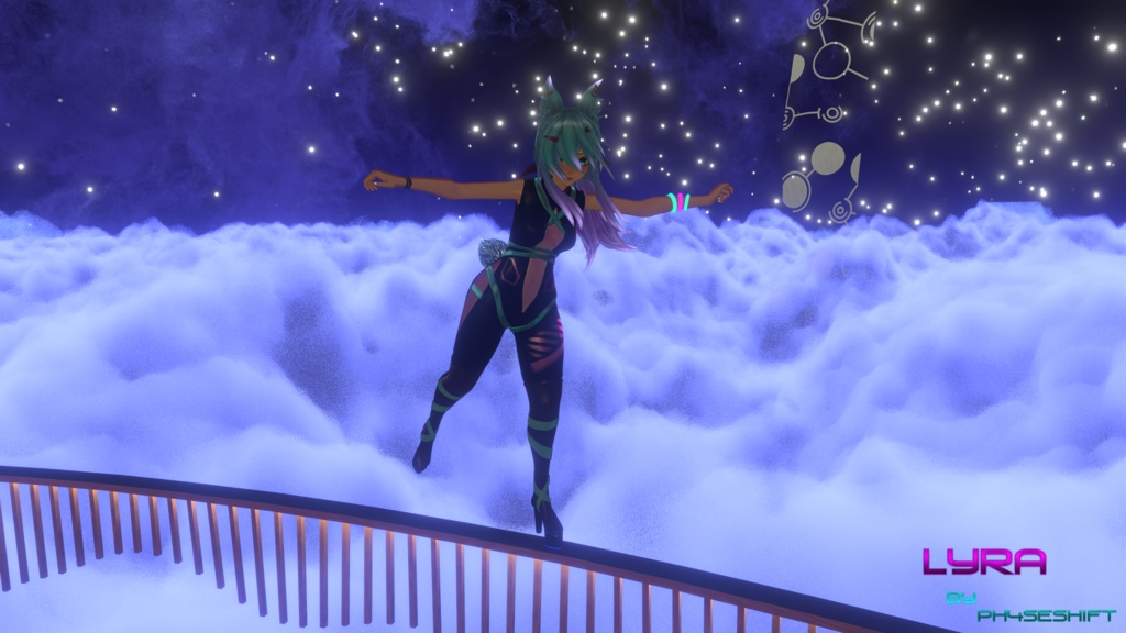 Lyra - Scratch asset VRC Avatar