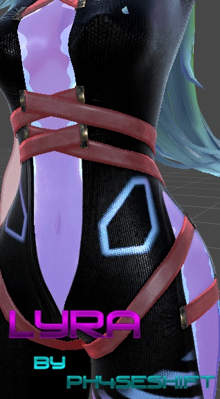 Lyra - Scratch asset VRC Avatar