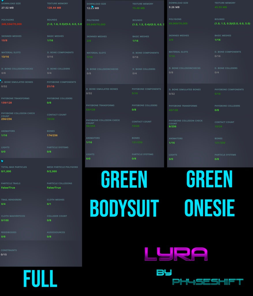 Lyra - Scratch asset VRC Avatar