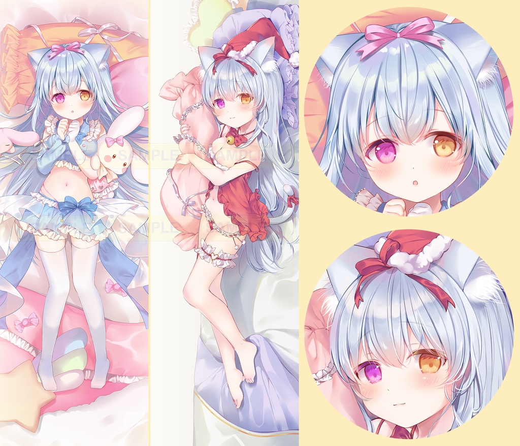 【R18受注】看板娘 梓潼 抱き枕カバー dakimakura