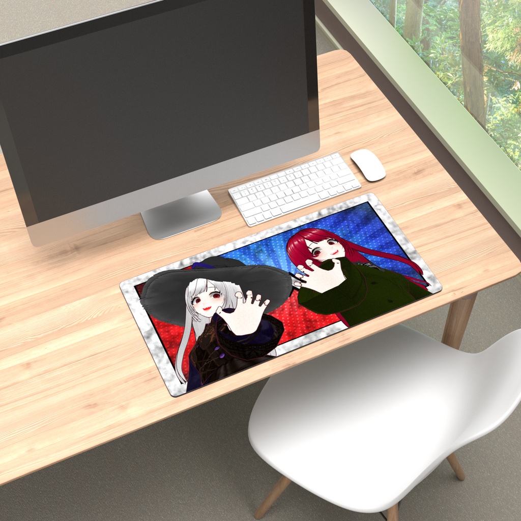 3DエサちゃんズマウスパッドA(あすか氏＠犬のエサ)