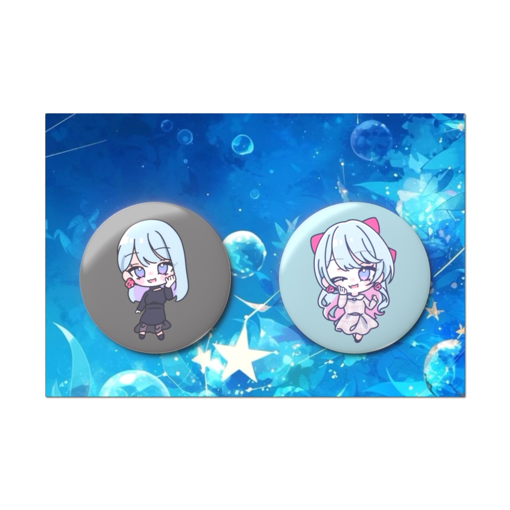 真護ミニキャラ缶バッジセット