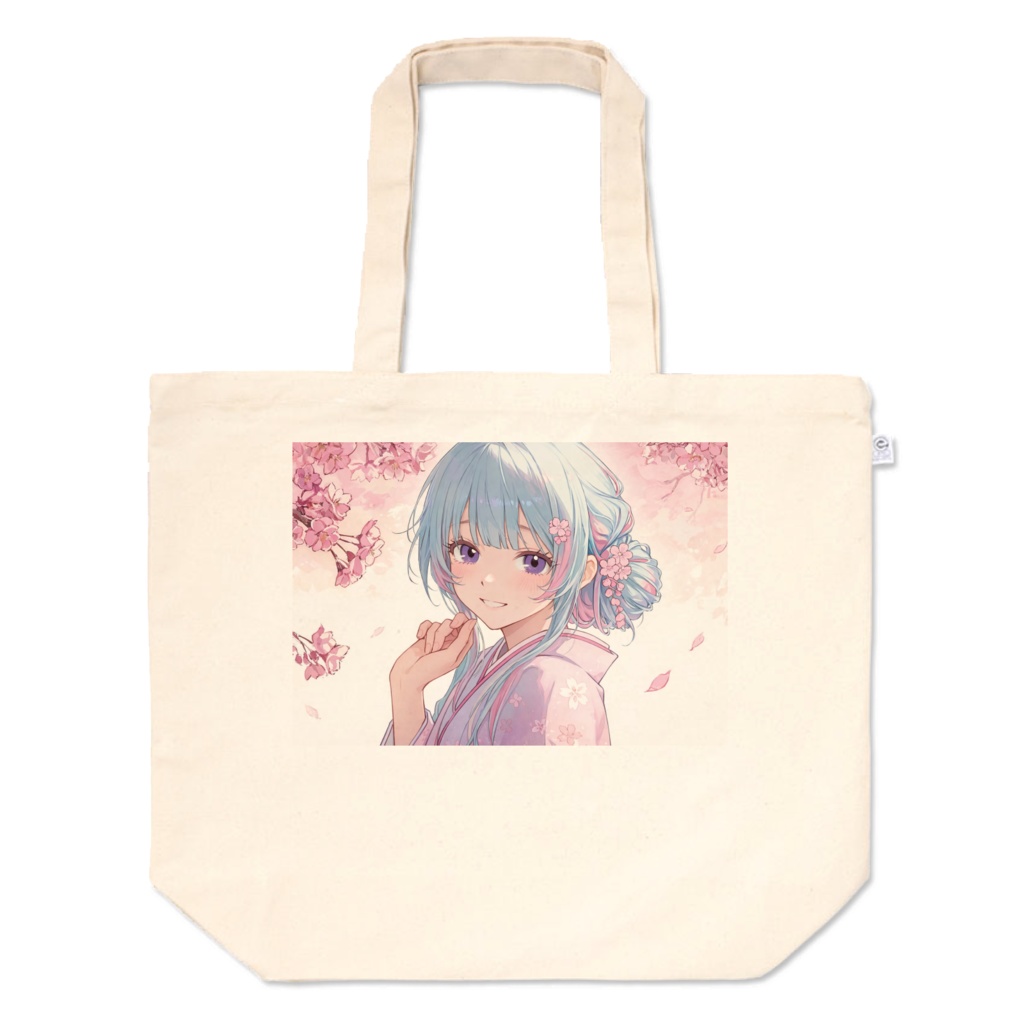 桜と私と トートバッグ