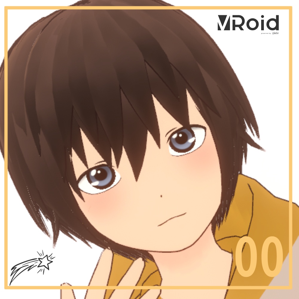 【VRoid】アーモンド A-MONDO 【オリジナル3Dキャラクター】