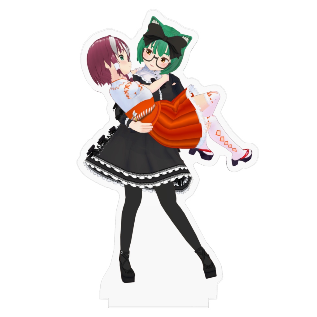 みね福お姫様抱っこアクリルフィギュア大