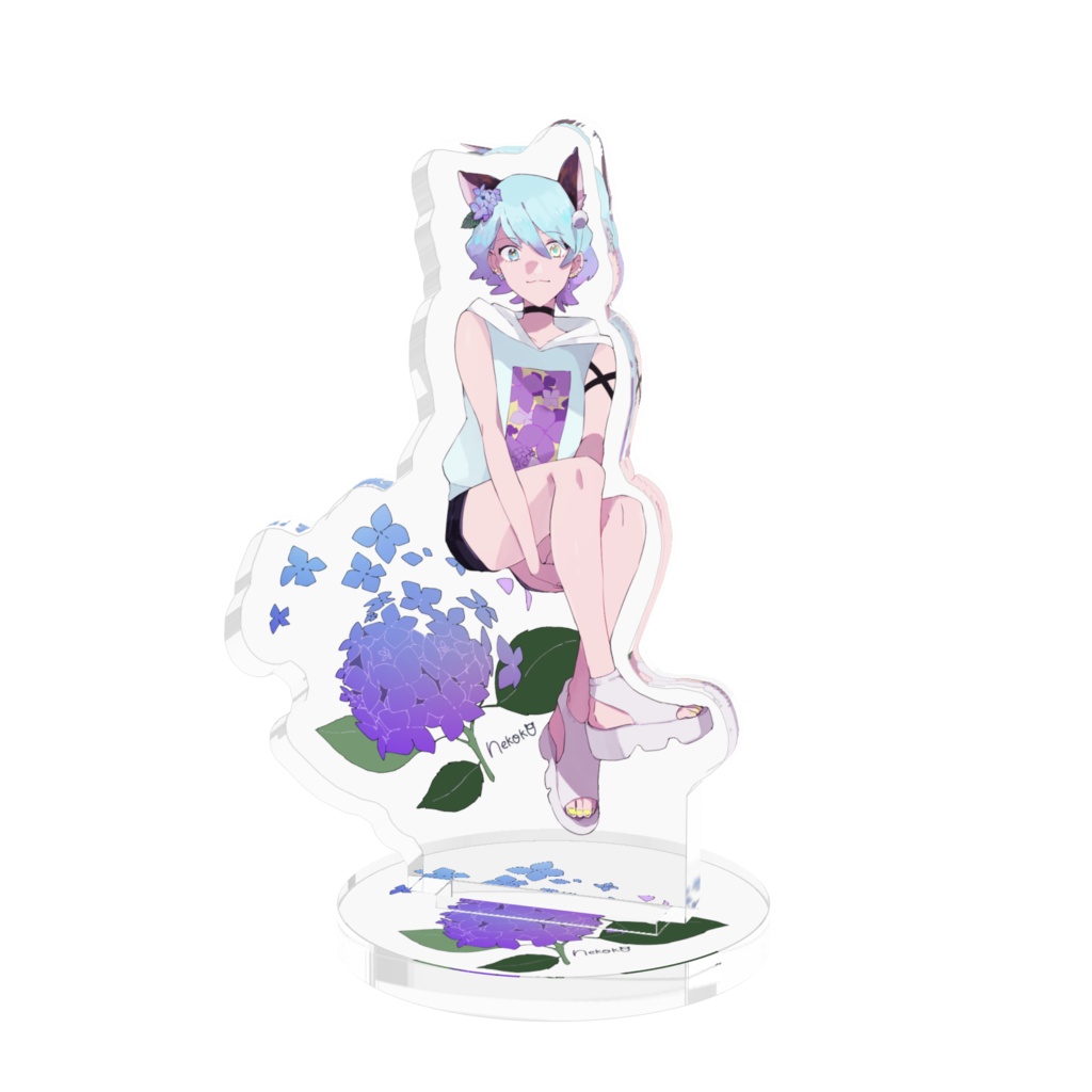 たんぽぽねここ紫陽花アクスタ